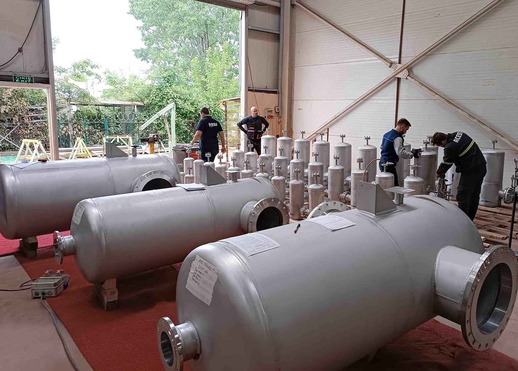 43 Adet Buhar Seperatörü İmalatı