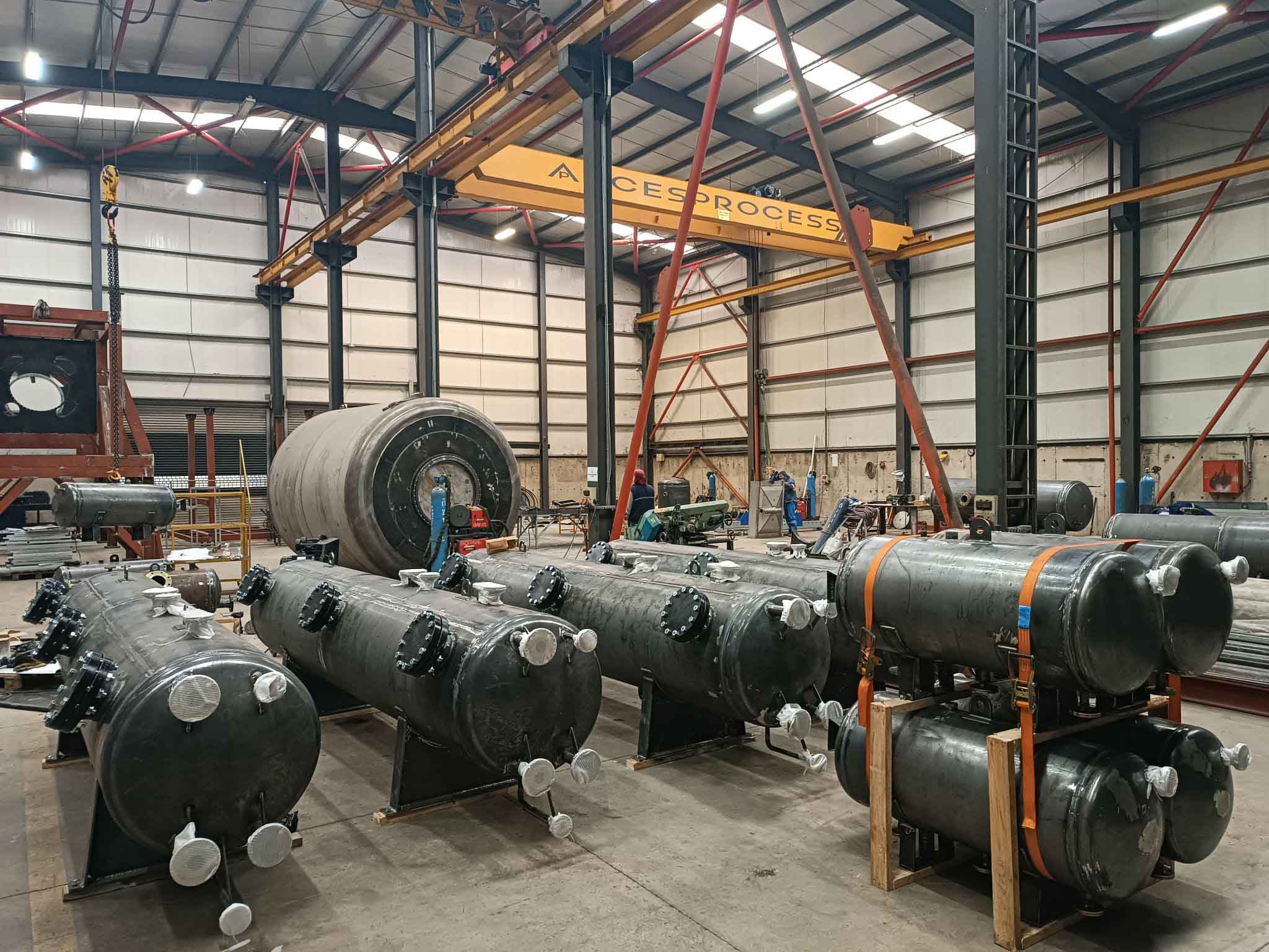AD2000 Standartlarında 63 Adet Basınçlı Tank İmalatı